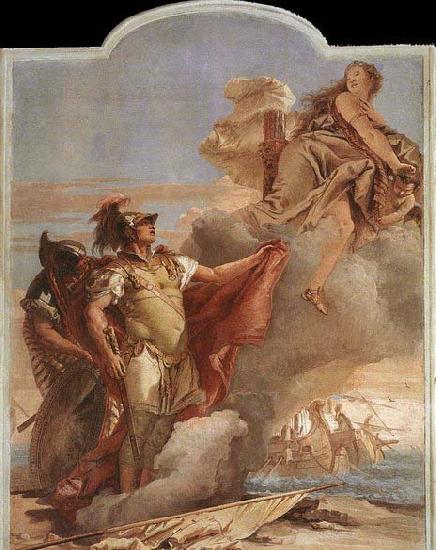 TIEPOLO, Giovanni Domenico Venus Appearing to Aeneas on the Shores of Carthage China oil painting art